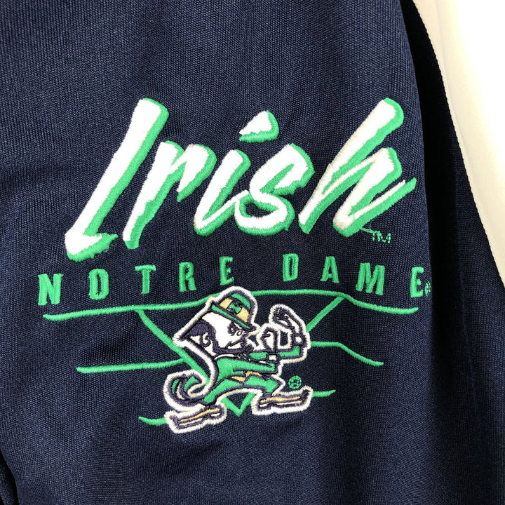 Adidas Originals Notre Dame Fighting Irish Track Jacket, Men's Size Medium unclear navy blue type Vintage Second Hand