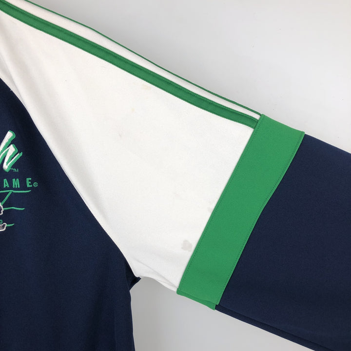 Adidas Originals Notre Dame Fighting Irish Track Jacket, Men's Size Medium unclear navy blue type Vintage Second Hand