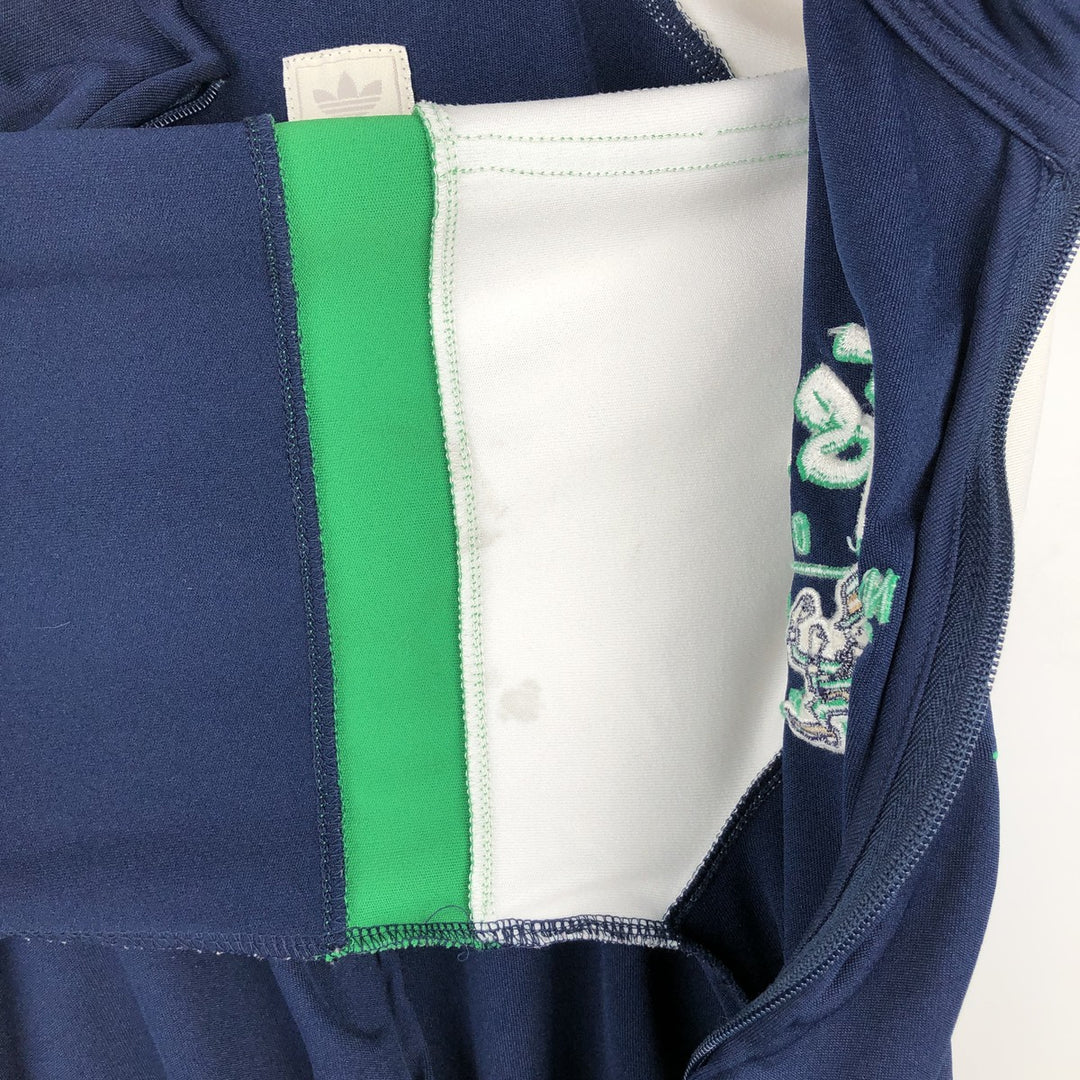 Adidas Originals Notre Dame Fighting Irish Track Jacket, Men's Size Medium unclear navy blue type Vintage Second Hand