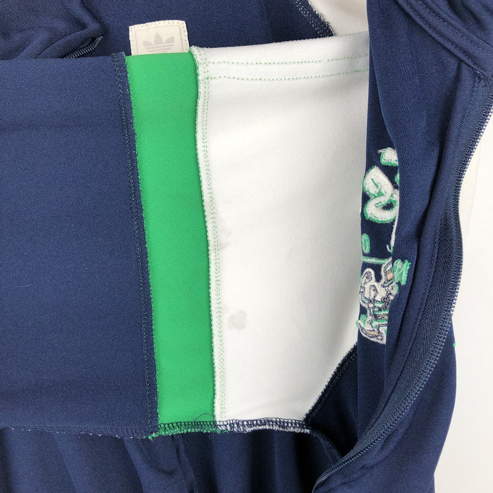 Adidas Originals Notre Dame Fighting Irish Track Jacket, Men's Size Medium unclear navy blue type Vintage Second Hand