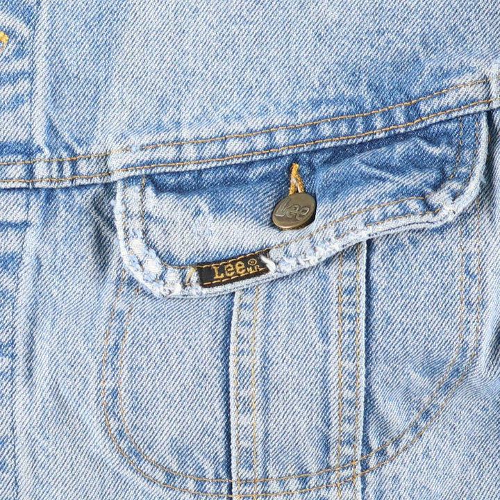 Vintage Lee denim jacket, made in Canada, men's size XL unclear blue type Vintage Second Hand