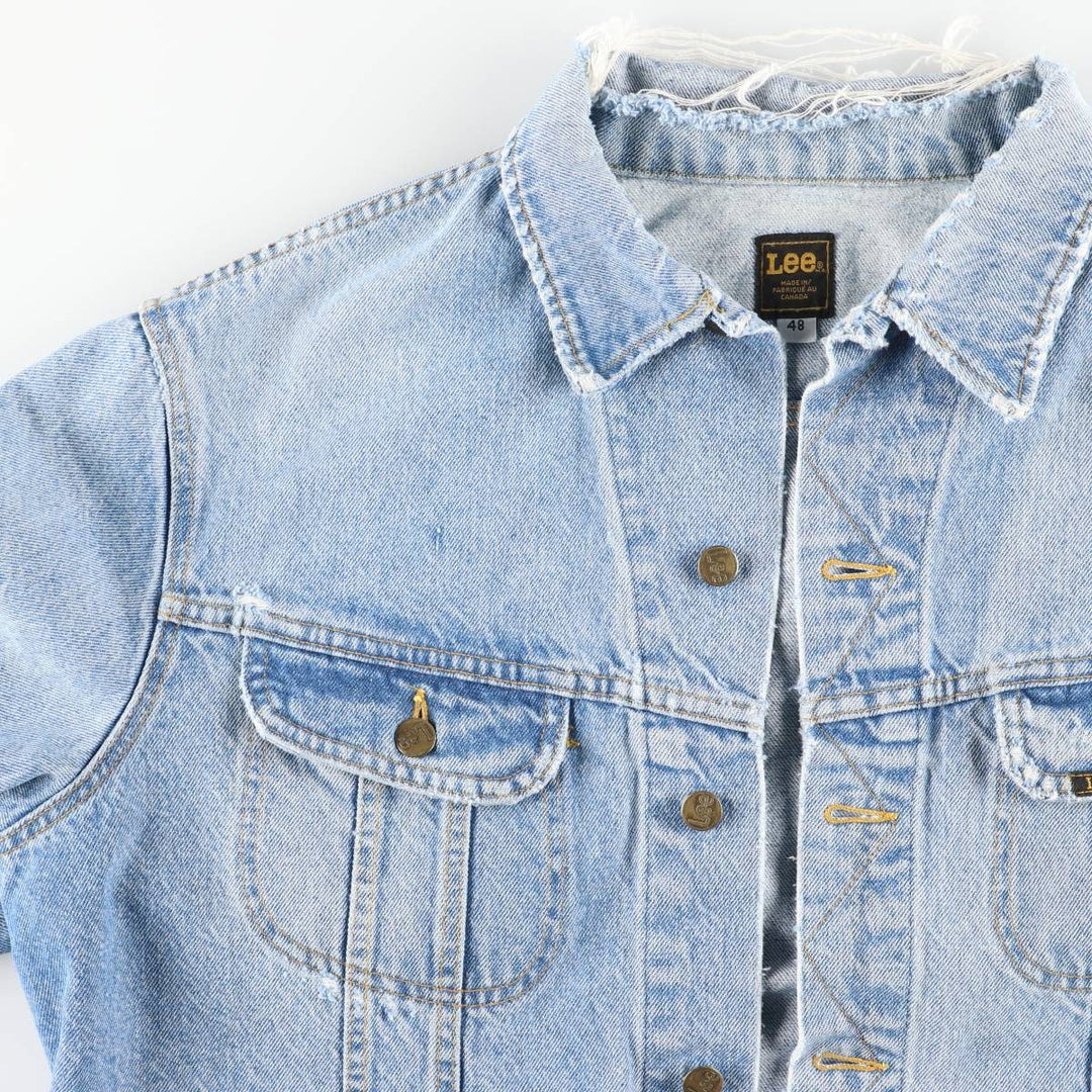 Vintage Lee denim jacket, made in Canada, men's size XL unclear blue type Vintage Second Hand