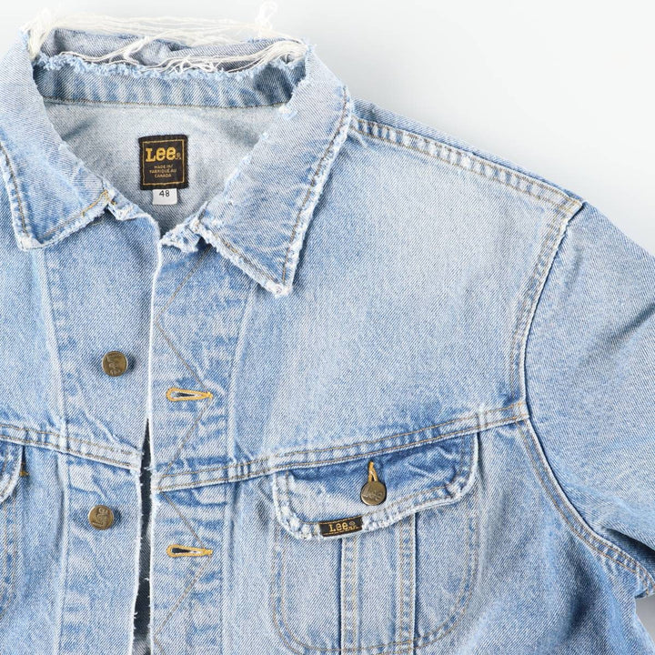Vintage Lee denim jacket, made in Canada, men's size XL unclear blue type Vintage Second Hand