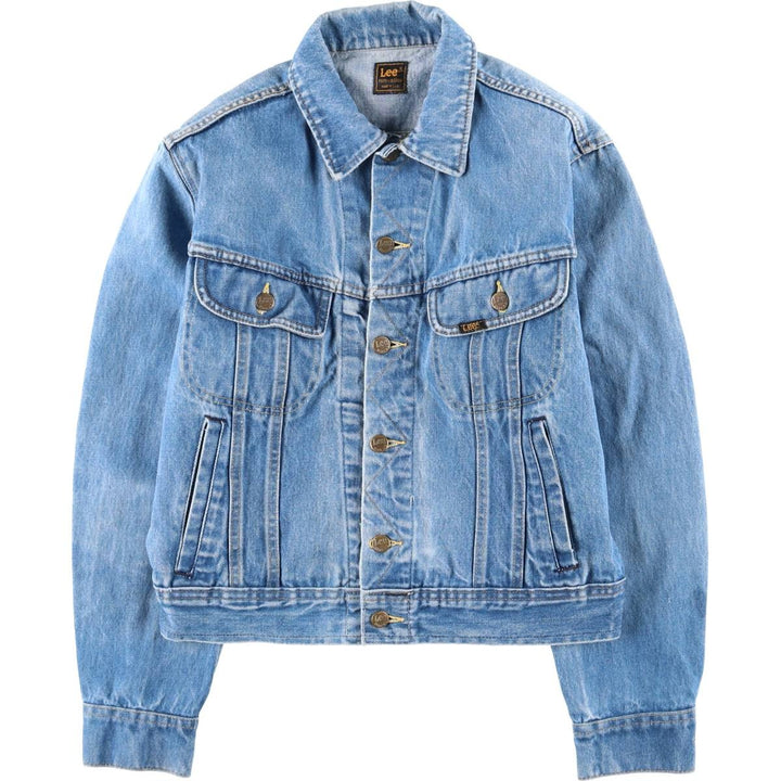 Vintage 1980'S Lee Riders denim jacket, made in the USA, size S, men's. unclear blue type Vintage Second Hand