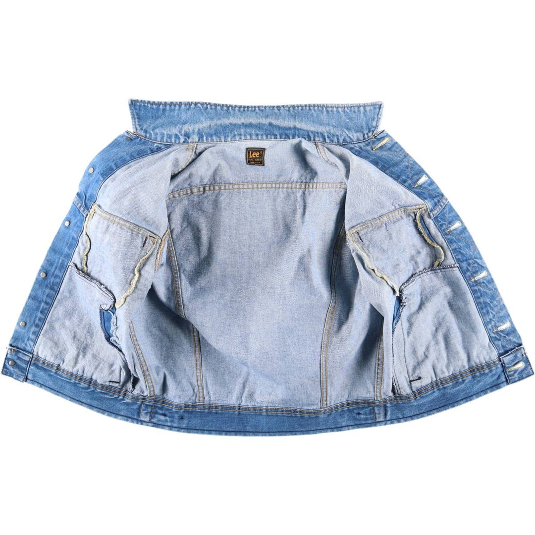 Vintage 1980'S Lee Riders denim jacket, made in the USA, size S, men's. unclear blue type Vintage Second Hand