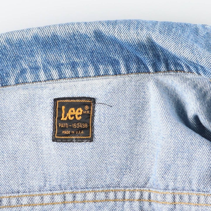 Vintage 1980'S Lee Riders denim jacket, made in the USA, size S, men's. unclear blue type Vintage Second Hand