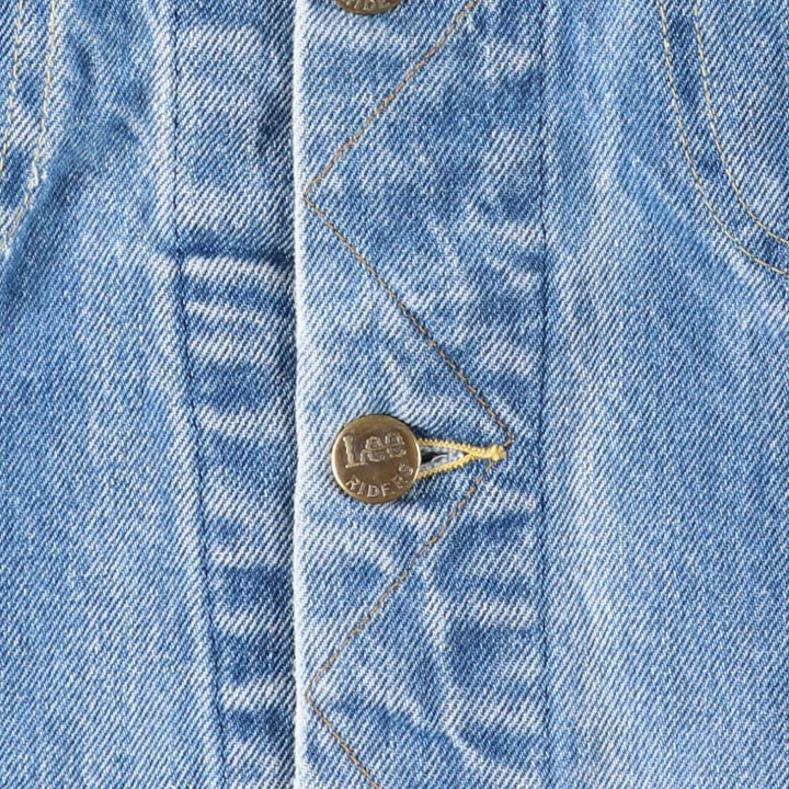 Vintage 1980'S Lee Riders denim jacket, made in the USA, size S, men's. unclear blue type Vintage Second Hand