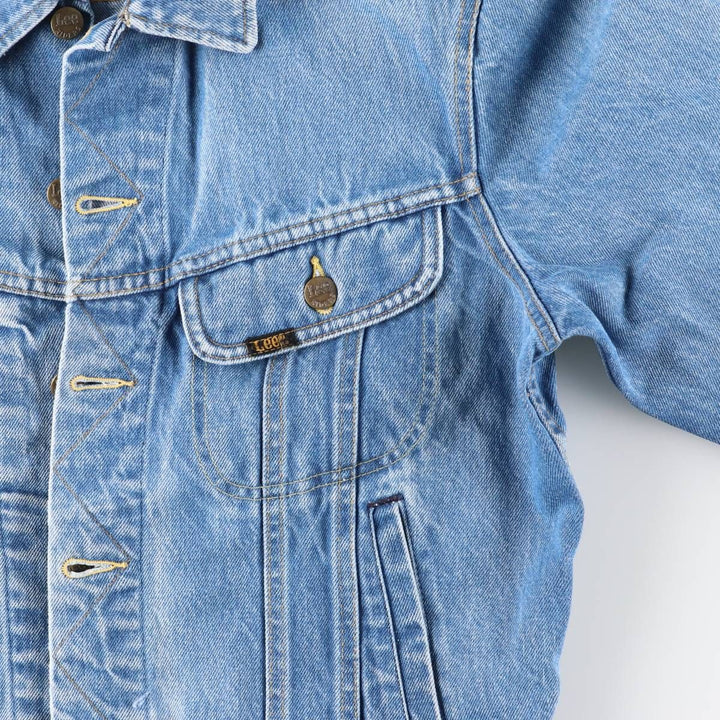 Vintage 1980'S Lee Riders denim jacket, made in the USA, size S, men's. unclear blue type Vintage Second Hand
