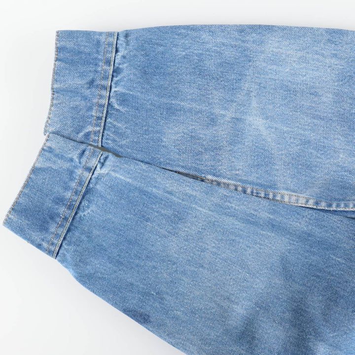 Vintage 1980'S Lee Riders denim jacket, made in the USA, size S, men's. unclear blue type Vintage Second Hand