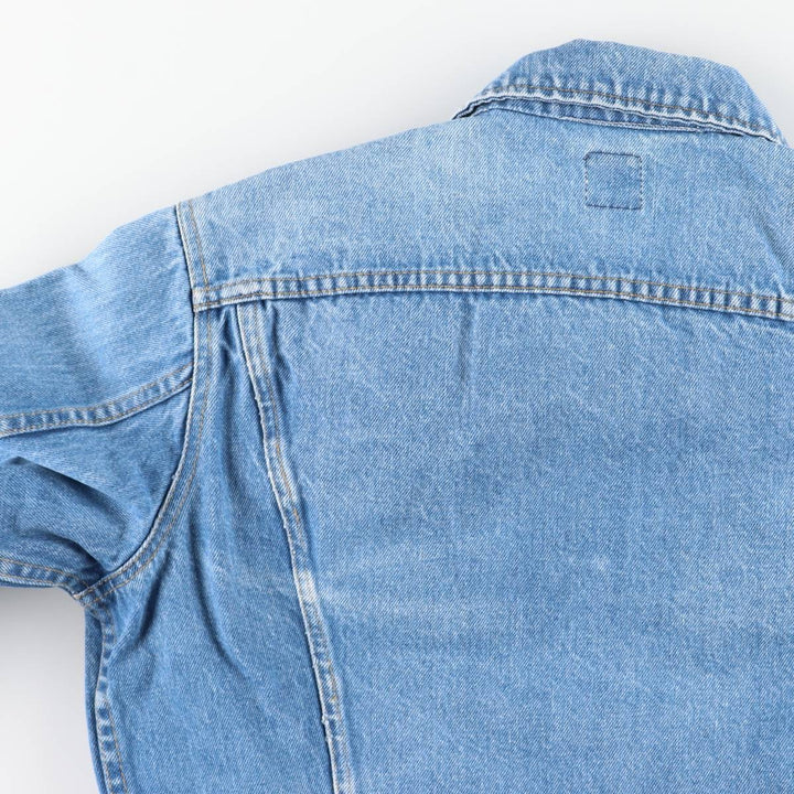 Vintage 1980'S Lee Riders denim jacket, made in the USA, size S, men's. unclear blue type Vintage Second Hand