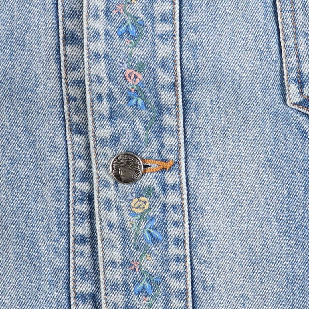 90'S GAP Vintage Denim Jacket, Men's Size L cotton blue type Vintage Second Hand