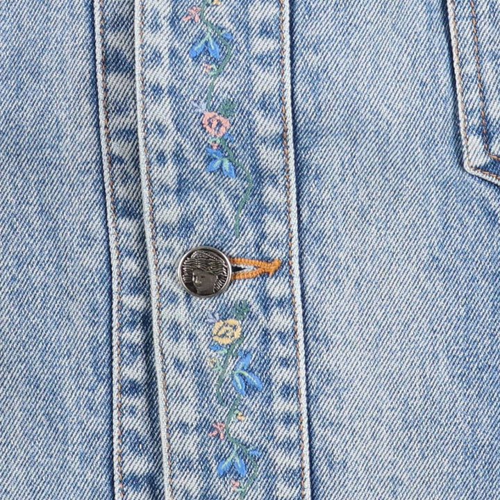 90'S GAP Vintage Denim Jacket, Men's Size L cotton blue type Vintage Second Hand