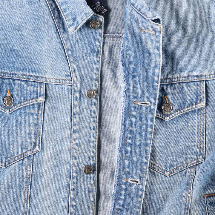 90'S GAP Vintage Denim Jacket, Men's Size L cotton blue type Vintage Second Hand