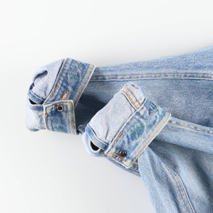 90'S GAP Vintage Denim Jacket, Men's Size L cotton blue type Vintage Second Hand