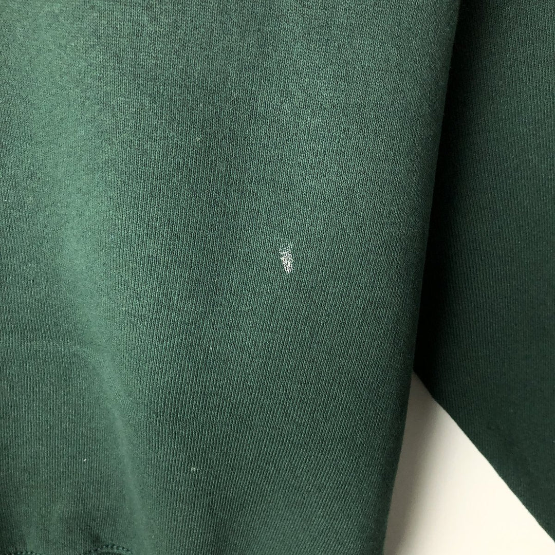 Fruit of the Loom Dog Print Animal Sweatshirt, Men's Size L cotton Green type dark green Vintage Second Hand