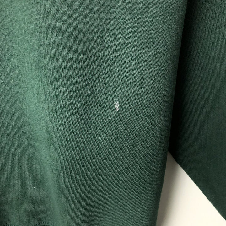 Fruit of the Loom Dog Print Animal Sweatshirt, Men's Size L cotton Green type dark green Vintage Second Hand