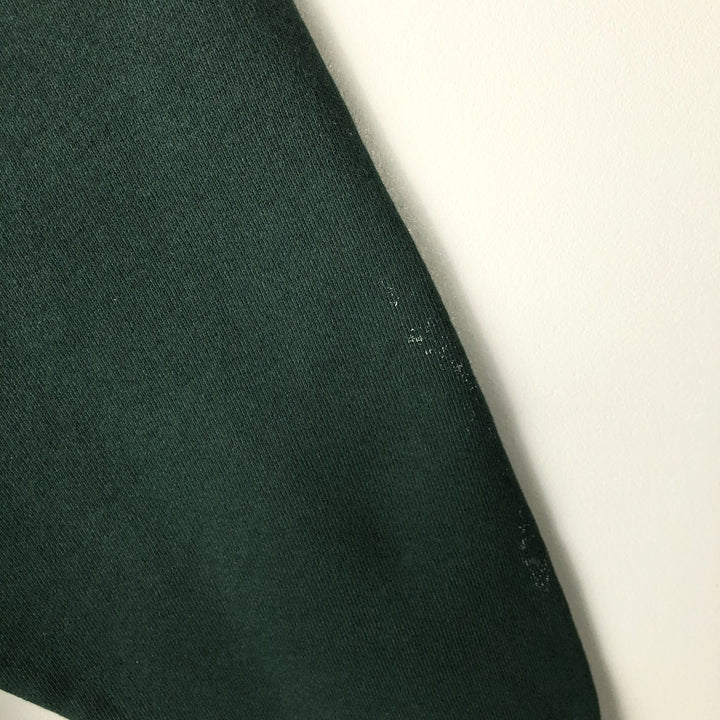 Fruit of the Loom Dog Print Animal Sweatshirt, Men's Size L cotton Green type dark green Vintage Second Hand