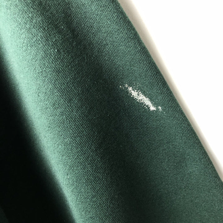 Fruit of the Loom Dog Print Animal Sweatshirt, Men's Size L cotton Green type dark green Vintage Second Hand