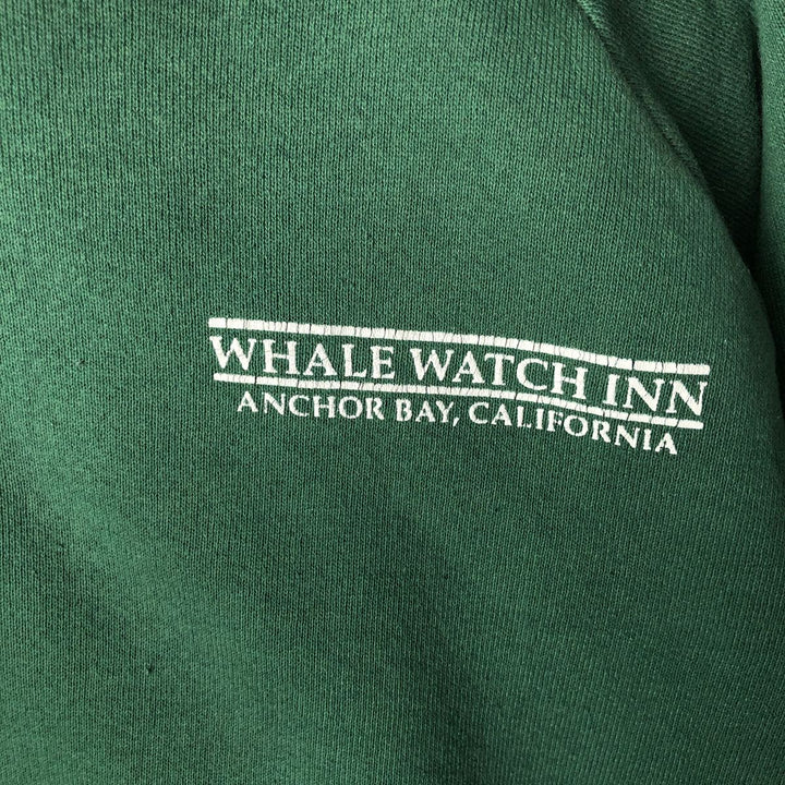 2000'S Hanes Advertising Sweatshirt, Men's Size L cotton green type Vintage Second Hand