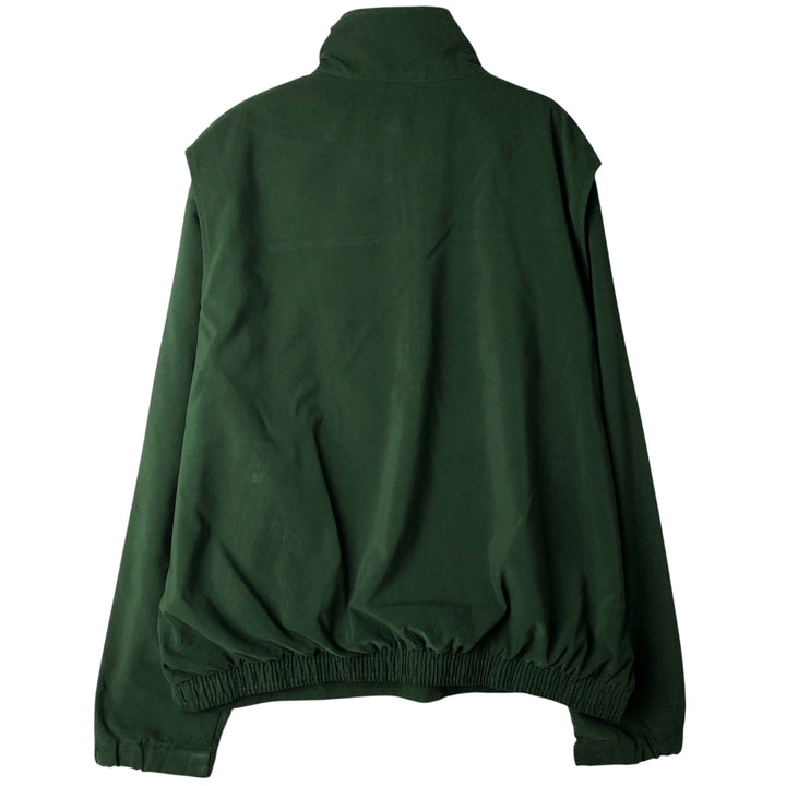 90s-00'S Ralph Lauren POLO GOLF windbreaker, men's size XL polyester Green type dark green Vintage Second Hand