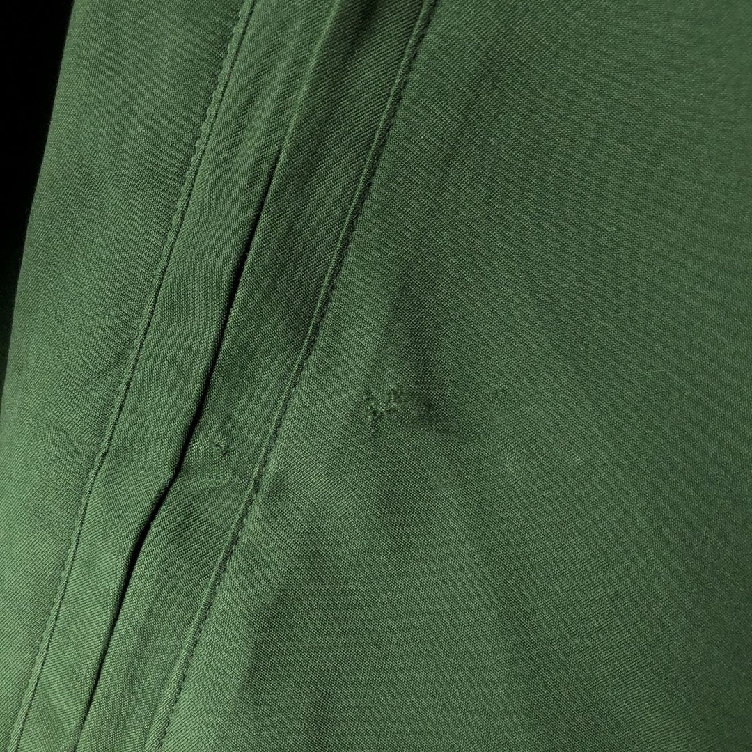 90s-00'S Ralph Lauren POLO GOLF windbreaker, men's size XL polyester Green type dark green Vintage Second Hand
