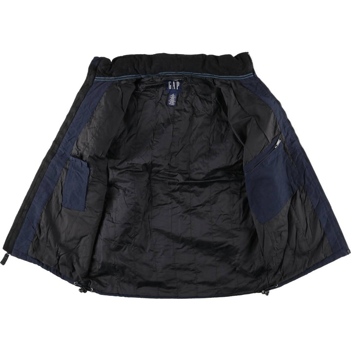 90'S GAP Vintage Padded Puffer Jacket, Men's Size Small Polyurethane Coated Nylon navy blue type Vintage Second Hand