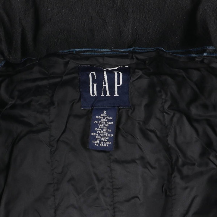 90'S GAP Vintage Padded Puffer Jacket, Men's Size Small Polyurethane Coated Nylon navy blue type Vintage Second Hand