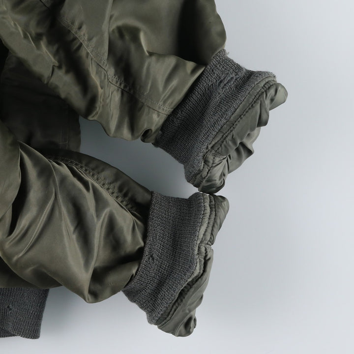 Special Price: Authentic 1960'S US Military Alpha N-2B Flight Jacket with Black Tag, Coyote Fur and Padded, Men's Size Medium others Khaki type Vintage Second Hand