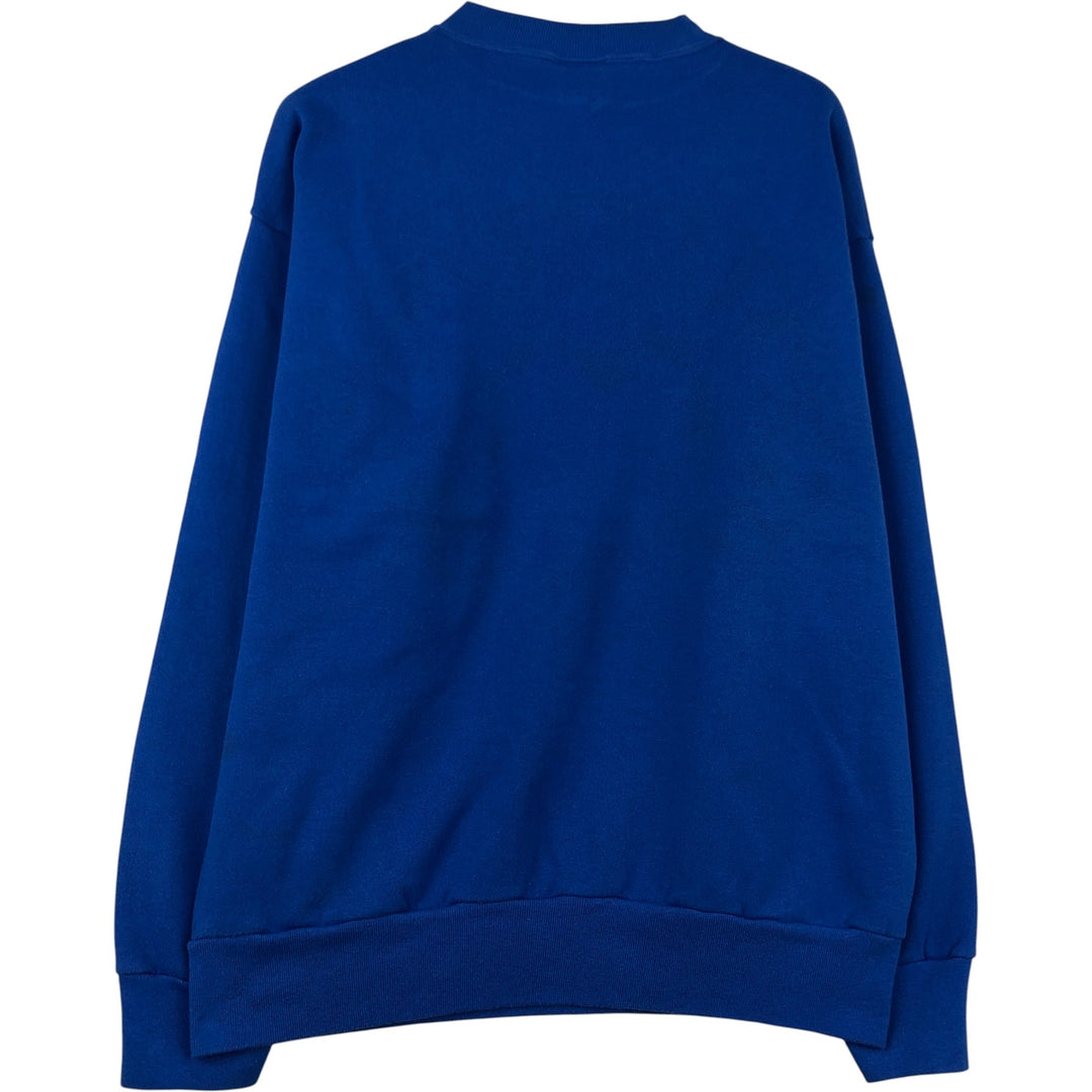 Vintage '90'S SIGNAL SPORTS printed sweatshirt, made in the USA, size L, men's cotton blue type Vintage Second Hand