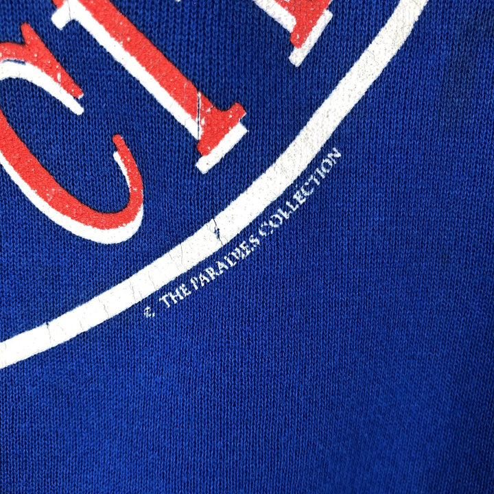 Vintage '90'S SIGNAL SPORTS printed sweatshirt, made in the USA, size L, men's cotton blue type Vintage Second Hand