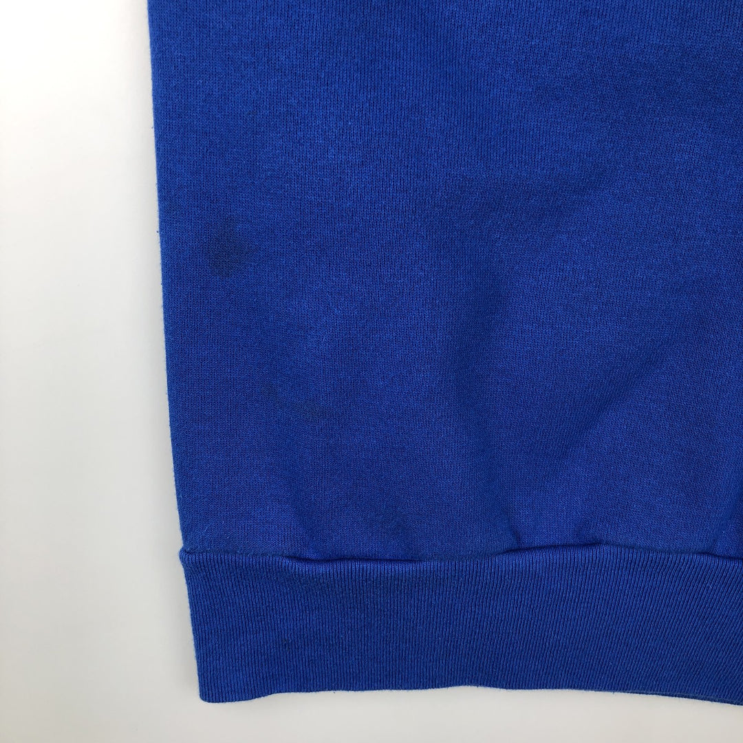Vintage '90'S SIGNAL SPORTS printed sweatshirt, made in the USA, size L, men's cotton blue type Vintage Second Hand
