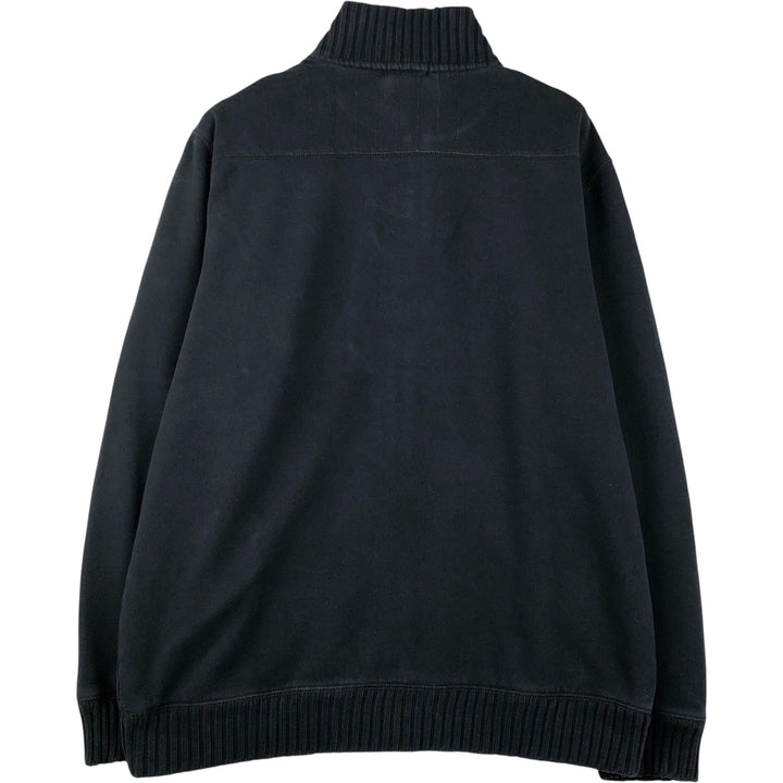 90s-00'S Vintage Calvin Klein Full-Zip Sweatshirt, Men's Size XL cotton navy blue type Vintage Second Hand