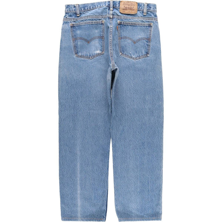 Vintage Levi's 505 Orange Tab Tapered Denim Pants, Men's Size 34 unclear blue type Vintage Second Hand
