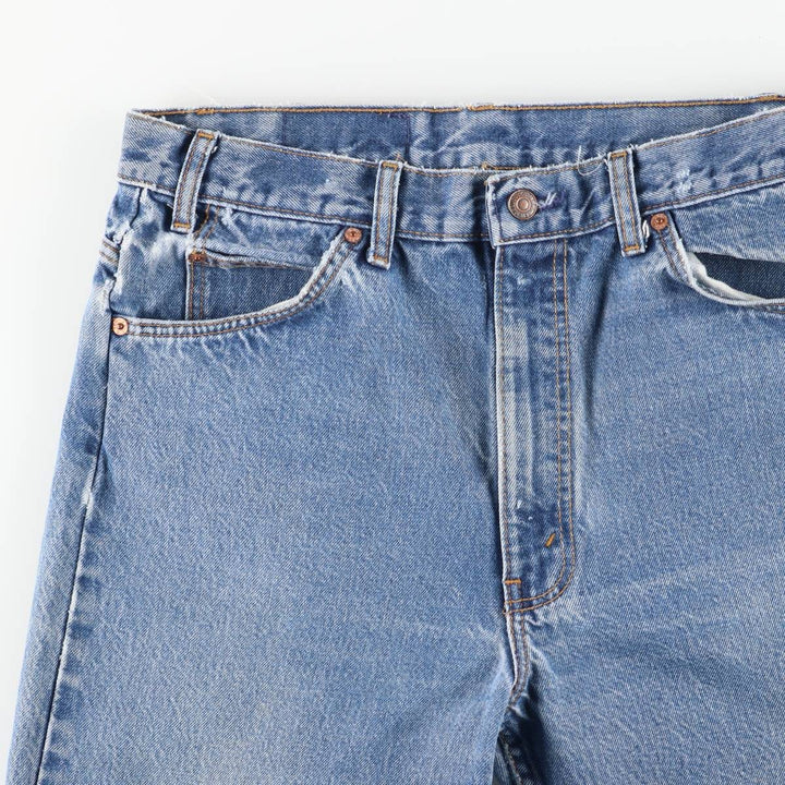Vintage Levi's 505 Orange Tab Tapered Denim Pants, Men's Size 34 unclear blue type Vintage Second Hand