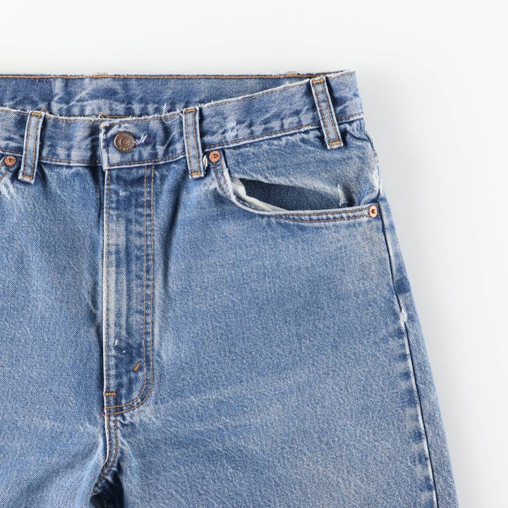 Vintage Levi's 505 Orange Tab Tapered Denim Pants, Men's Size 34 unclear blue type Vintage Second Hand