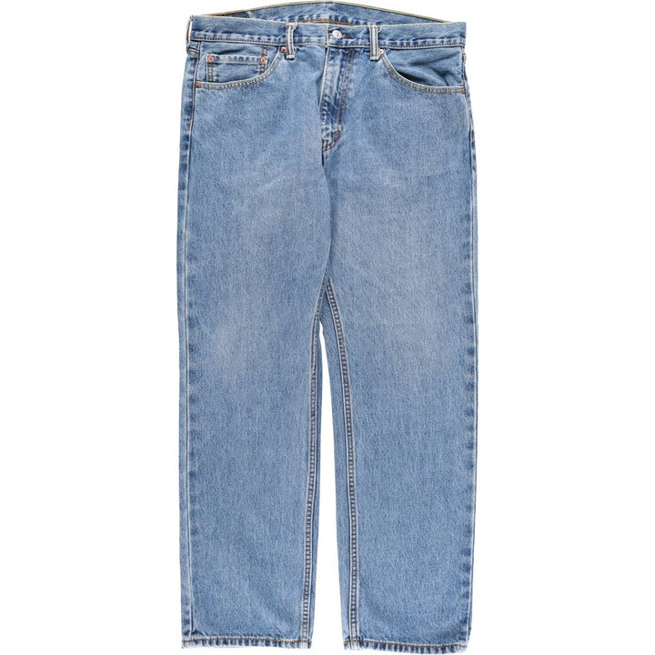 Levi's 505 tapered denim pants for men, size w37 cotton blue type Vintage Second Hand
