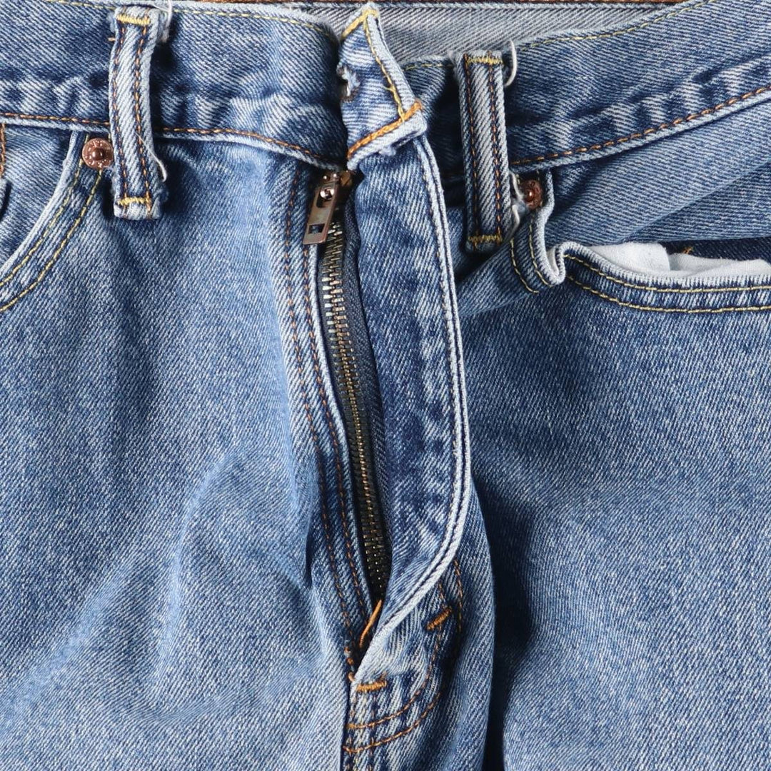 Levi's 505 tapered denim pants for men, size w37 cotton blue type Vintage Second Hand