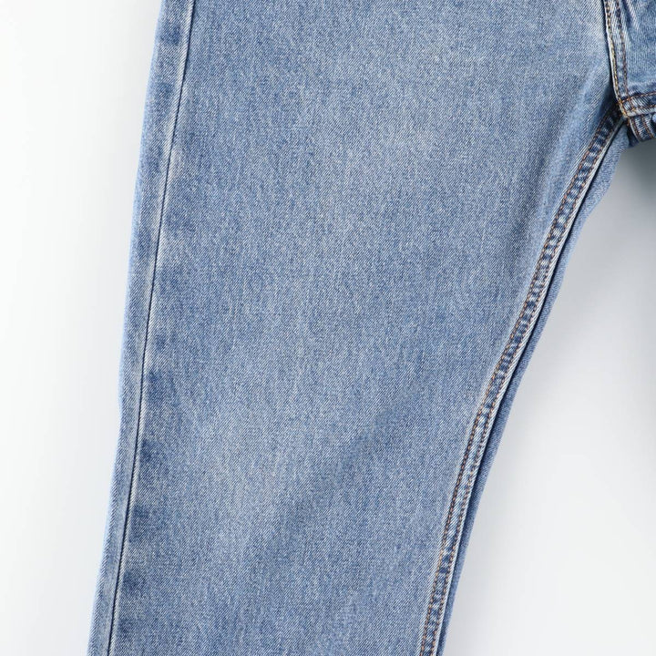 Levi's 505 tapered denim pants for men, size w37 cotton blue type Vintage Second Hand