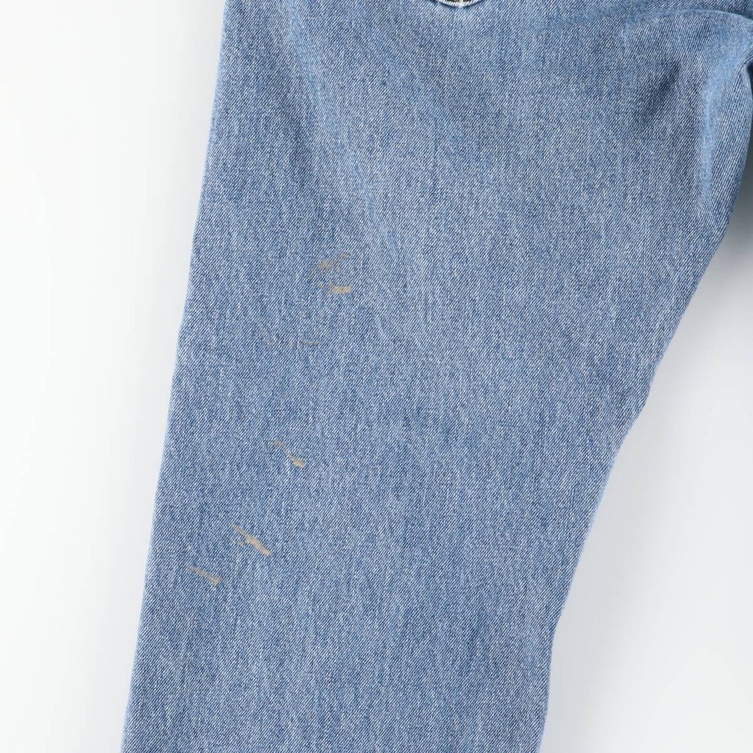 Levi's 505 tapered denim pants for men, size w37 cotton blue type Vintage Second Hand