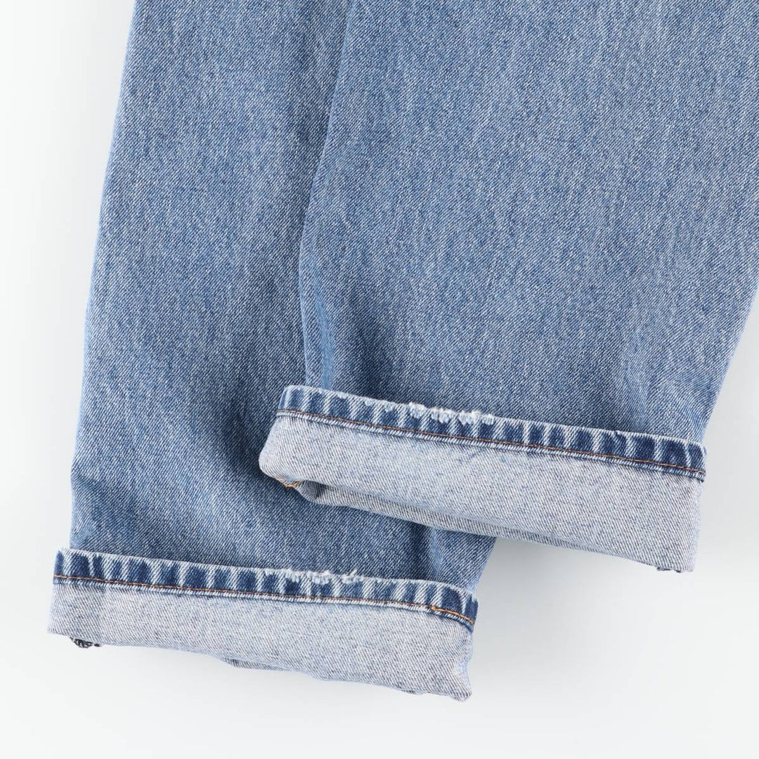 Levi's 505 tapered denim pants for men, size w37 cotton blue type Vintage Second Hand