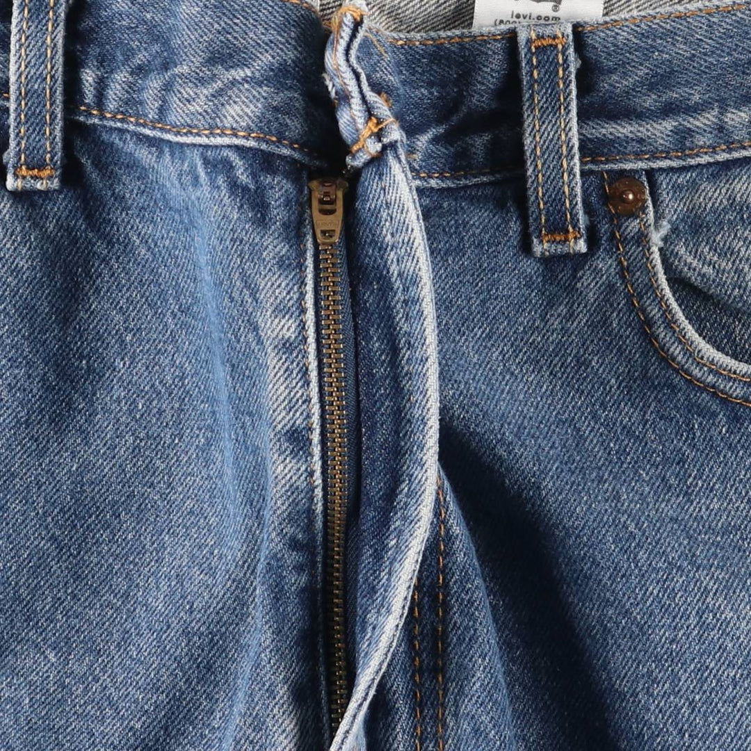 Levi's 505 REGULAR FIT tapered denim pants for men, size w36 cotton blue type Vintage Second Hand