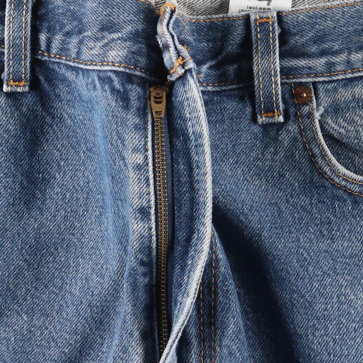 Levi's 505 REGULAR FIT tapered denim pants for men, size w36 cotton blue type Vintage Second Hand