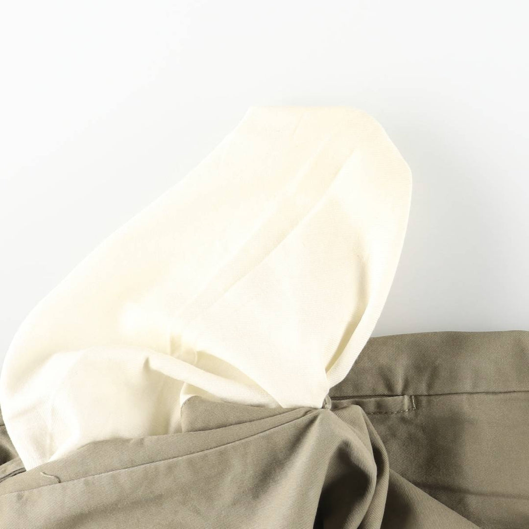 Ralph Lauren POLO by Ralph Lauren ANDREW PANT Two-pleat chino pants for men, equivalent to W31 cotton Khaki type Vintage Second Hand