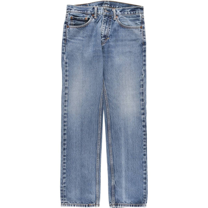 Levi's 505 tapered denim pants for men, equivalent to w32 cotton blue type Vintage Second Hand
