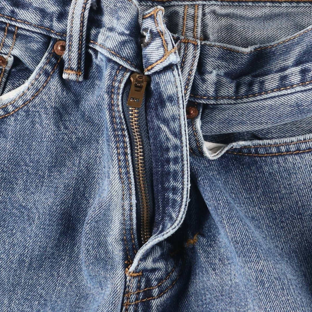 Levi's 505 tapered denim pants for men, equivalent to w32 cotton blue type Vintage Second Hand