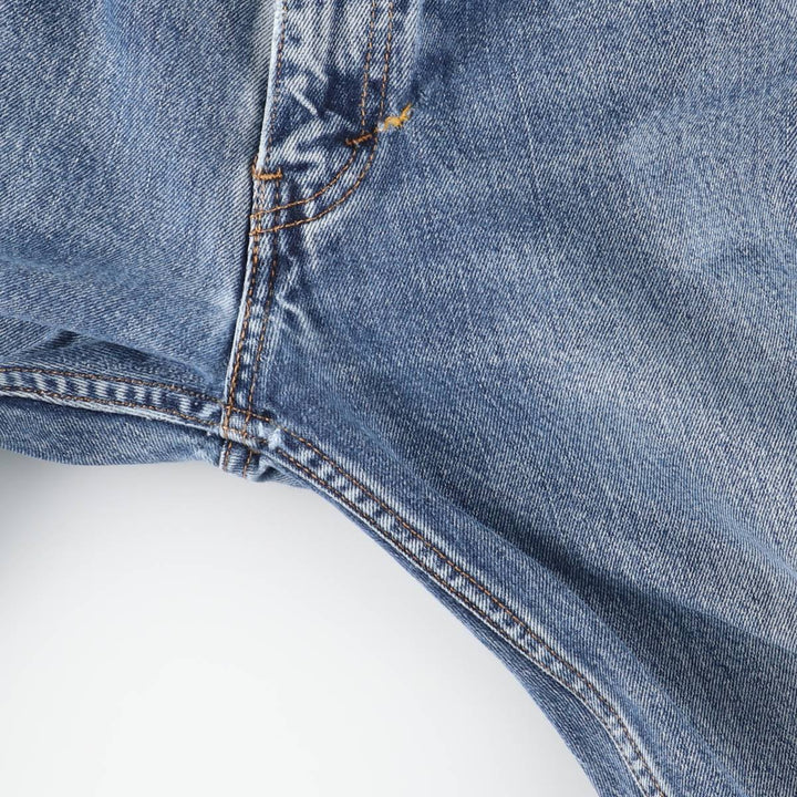 Levi's 505 tapered denim pants for men, equivalent to w32 cotton blue type Vintage Second Hand