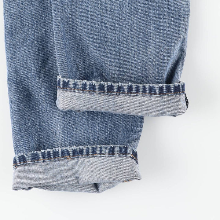 Levi's 505 tapered denim pants for men, equivalent to w32 cotton blue type Vintage Second Hand