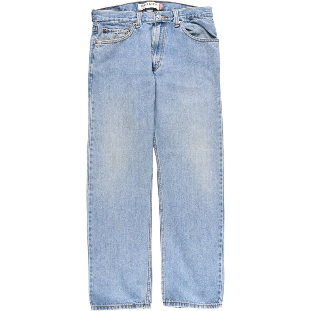 Levi's 505 REGULAR FIT tapered denim pants for men, size w32 cotton blue type Vintage Second Hand