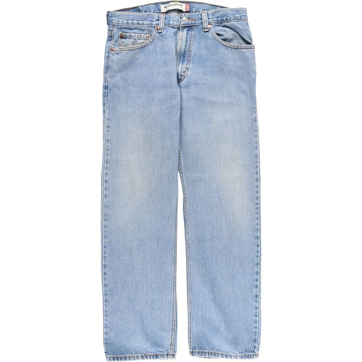 Levi's 505 REGULAR FIT tapered denim pants for men, size w32 cotton blue type Vintage Second Hand