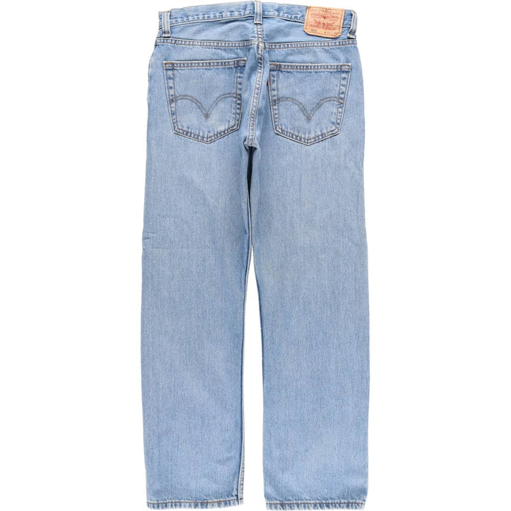 Levi's 505 REGULAR FIT tapered denim pants for men, size w32 cotton blue type Vintage Second Hand
